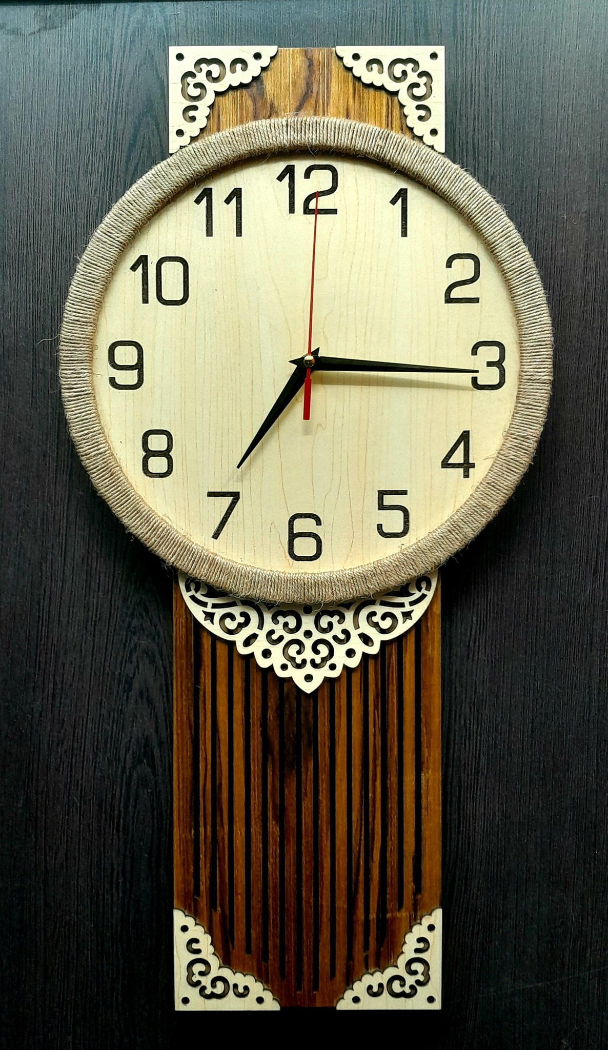 handcrafted wooden Wall clock